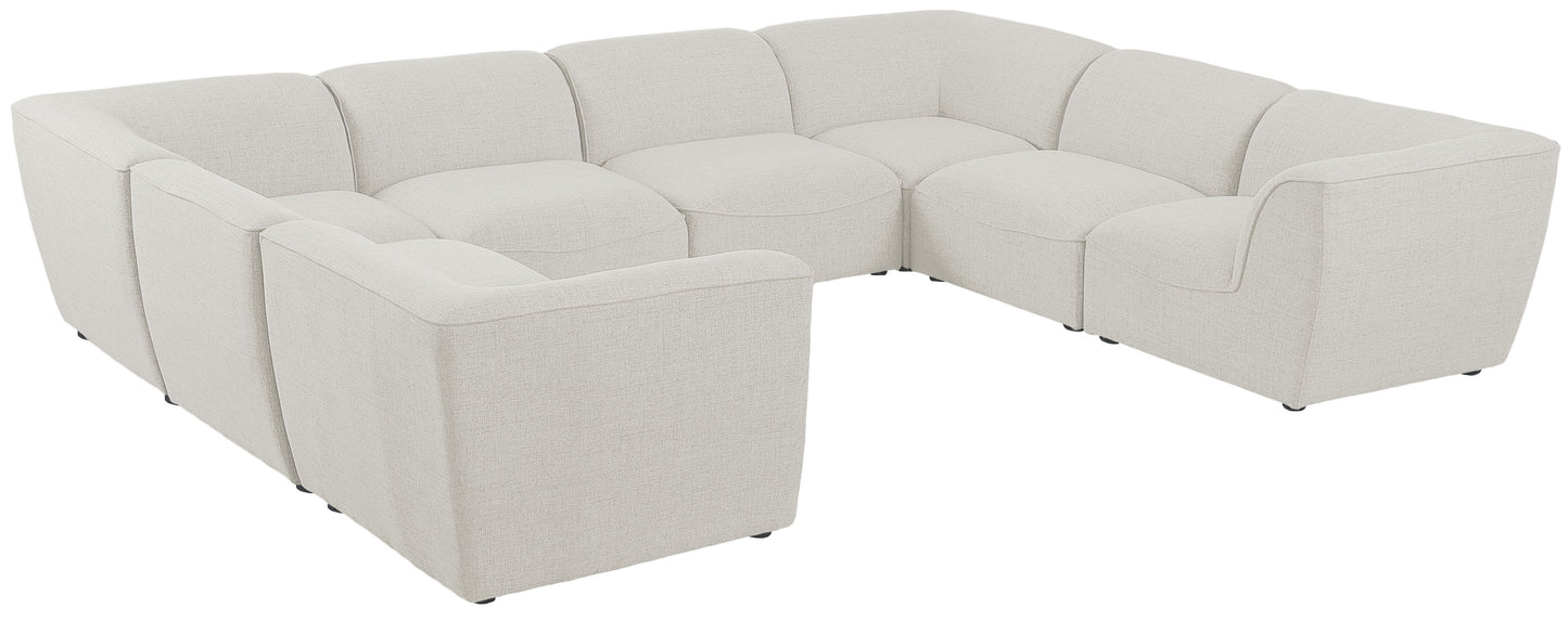 Miramar - Modular Sectional 8 Piece - Cream