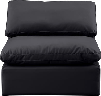 Indulge - Faux Leather Armless Chair