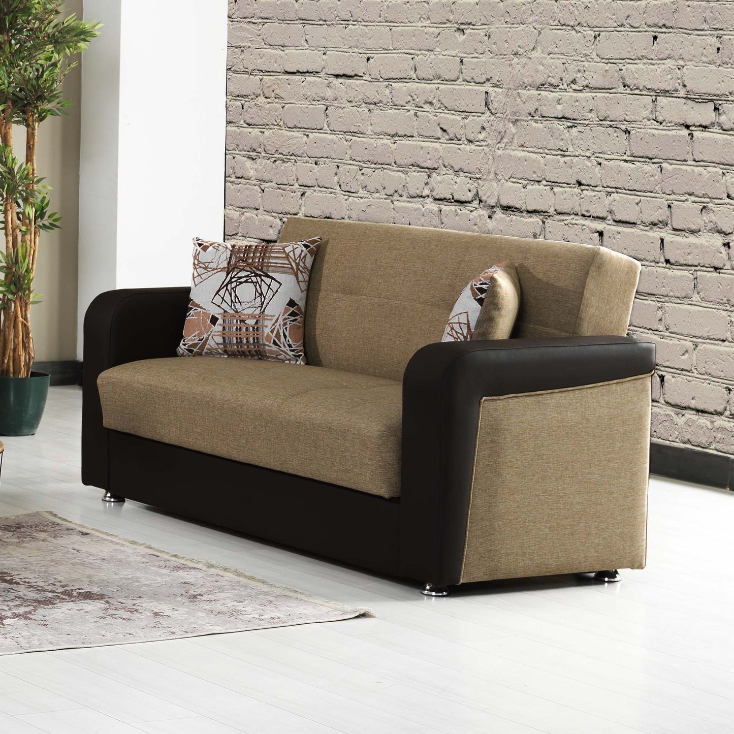 Ottomanson Harmony - Convertible Loveseat With Storage
