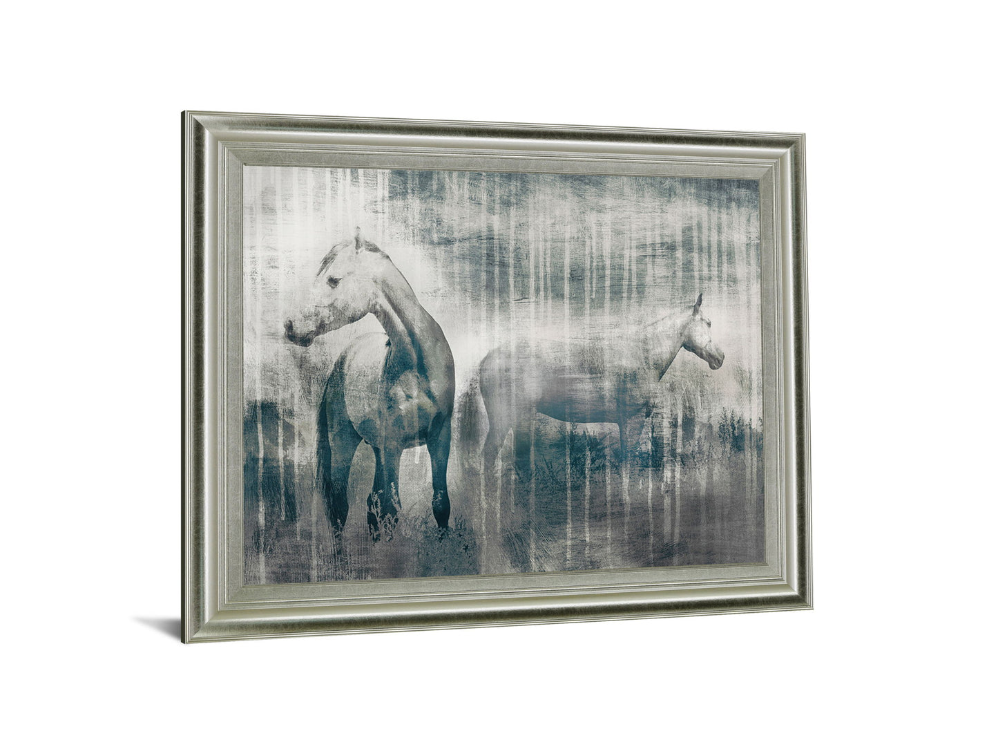 Misty Equines - 28" x 34" Framed Wall Art