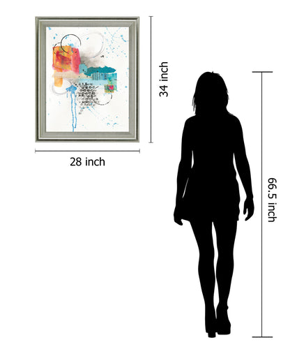 Urban Splash - 28" x 34" Framed Wall Art