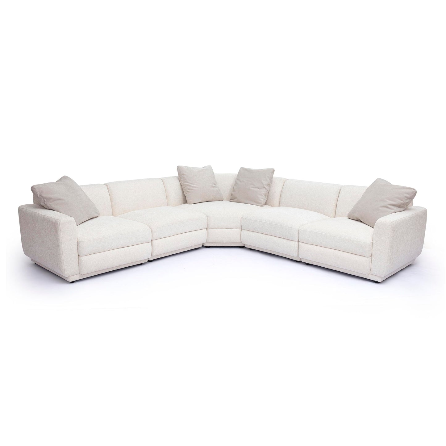 Perry - Modular L-Sectional - Cream