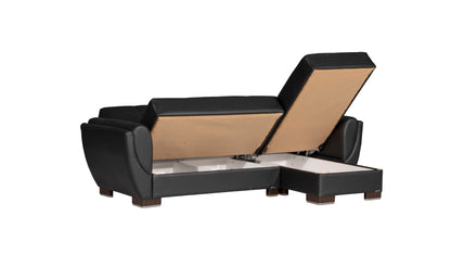 Ottomanson Armada Air - Upholstered Convertible Chaise Lounge With Storage