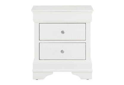 Pompei - Nightstand - Metallic White