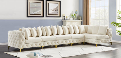 Tremblay - Modular Sectional 6 Piece - Cream