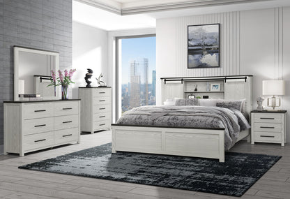Ava - King Storage Bed - Beige