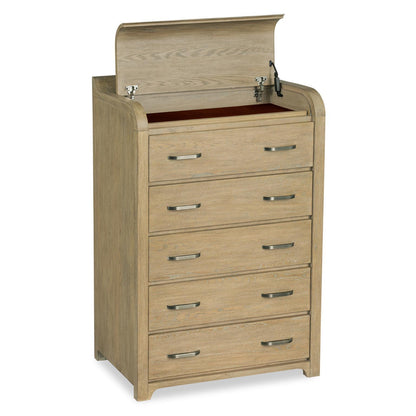 Flow - 5 Drawer Chest - Sandstone