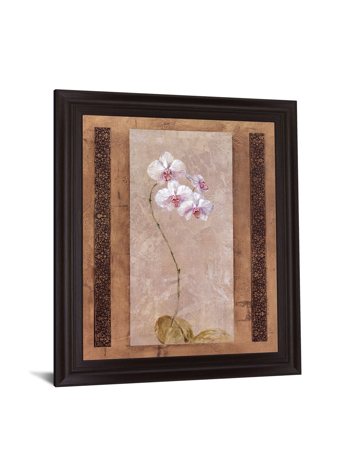 Delicate Stem - 28" x 34" Framed Wall Art - Beige