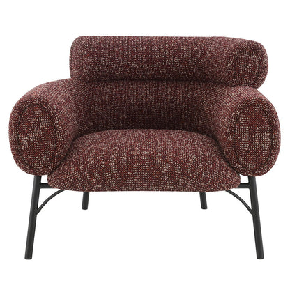 Mardi - Chair - Maroon Tweed