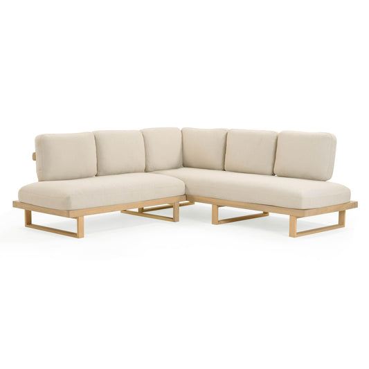 Evan - Outdoor L-Sectional - Cream