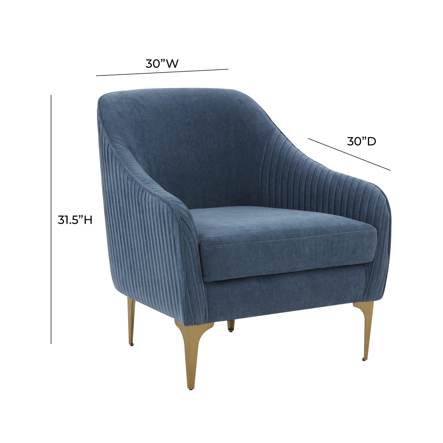 Serena - Velvet Accent Chair