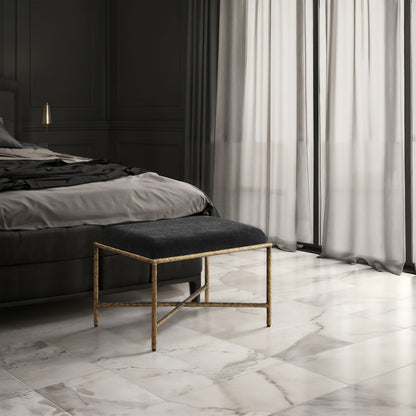 Valley - Bench With Gold Frame