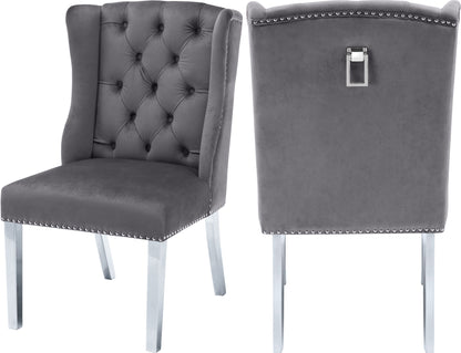 Suri - Dining Chair with Chrome Legs (Set of 2)