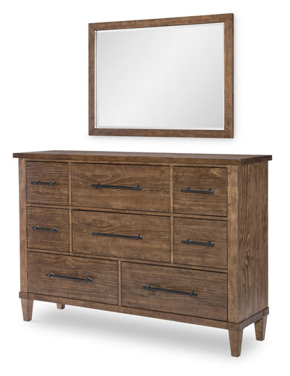 Artisan's Place - Rectangular Mirror - Vintage Pine Ironwood