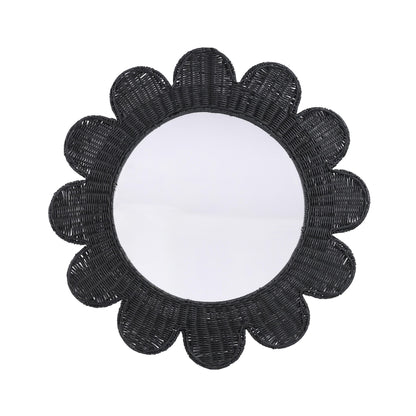 Coralie - Rattan Round Mirror