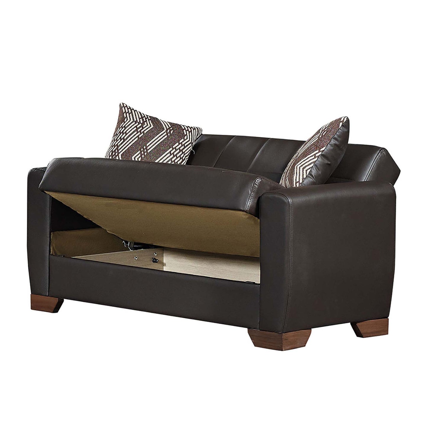 Ottomanson Barato - Upholstered Convertible Loveseat With Storage