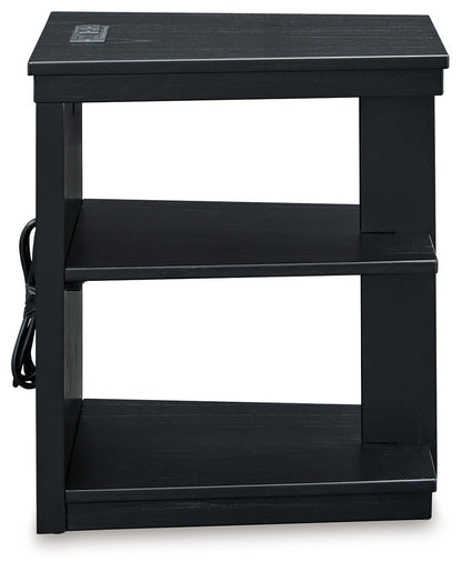 Winbardi - Black - Chair Side End Table