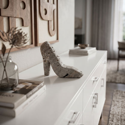 Meryl - Travertine Tabletop Object