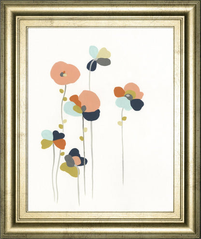 22x26 Modular Bouquet I By June Erica Vess - White