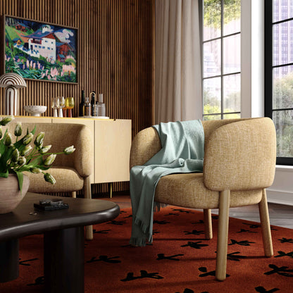 Foxy - Performance Basketweave Chenille Accent Chair