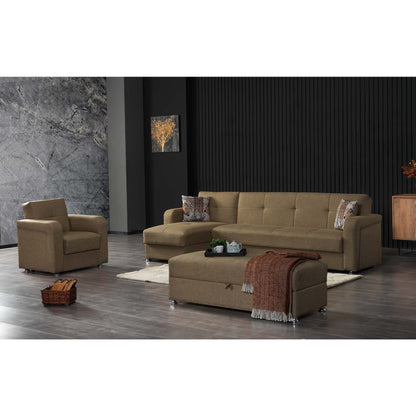 Ottomanson Harmony - Upholstered Convertible Sectional With Storage