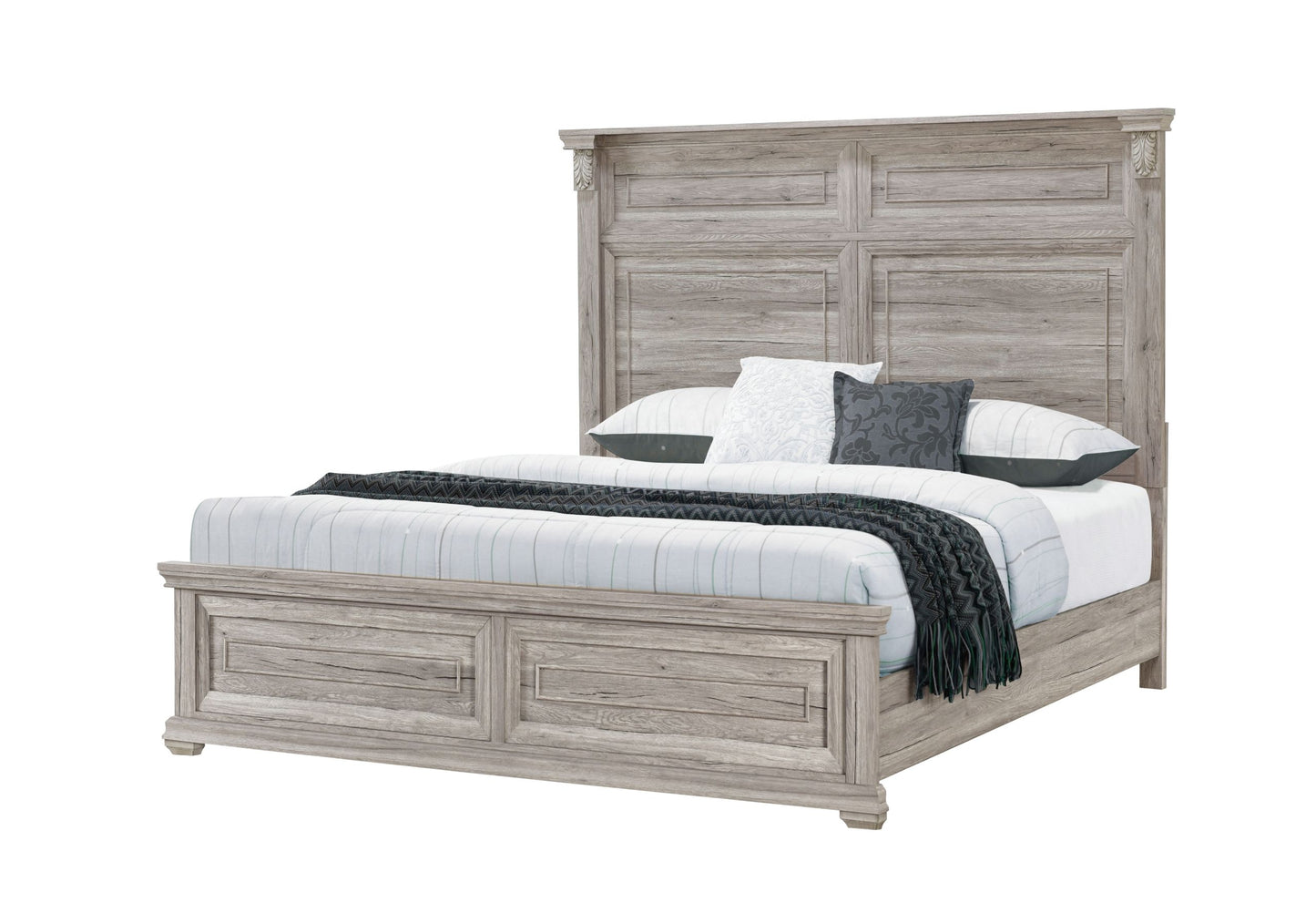 Tatum - 5 Piece Full Bedroom Set Without Storage - Natural