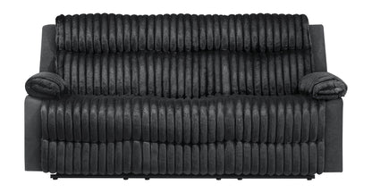 Glory Furniture - Plush - Reclining Sofa With Table And LED Belt