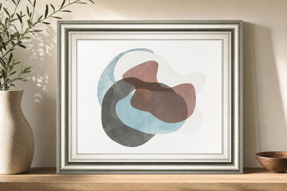 22x26 Homage to Eames VII By Rob Delamater - Dark Gray