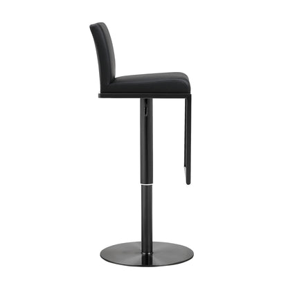 Amalfi - Black Steel Barstool - Black