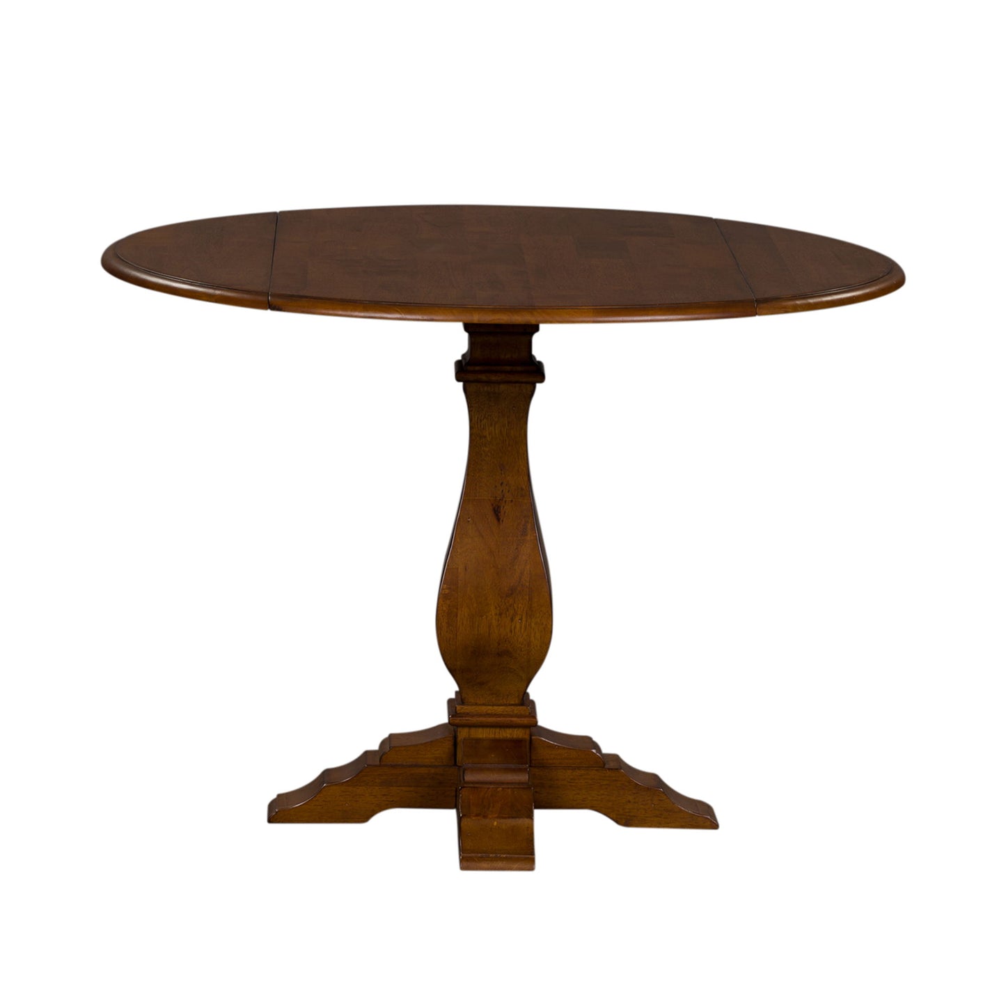 Creations - Round Drop Leaf Table - Dark Brown