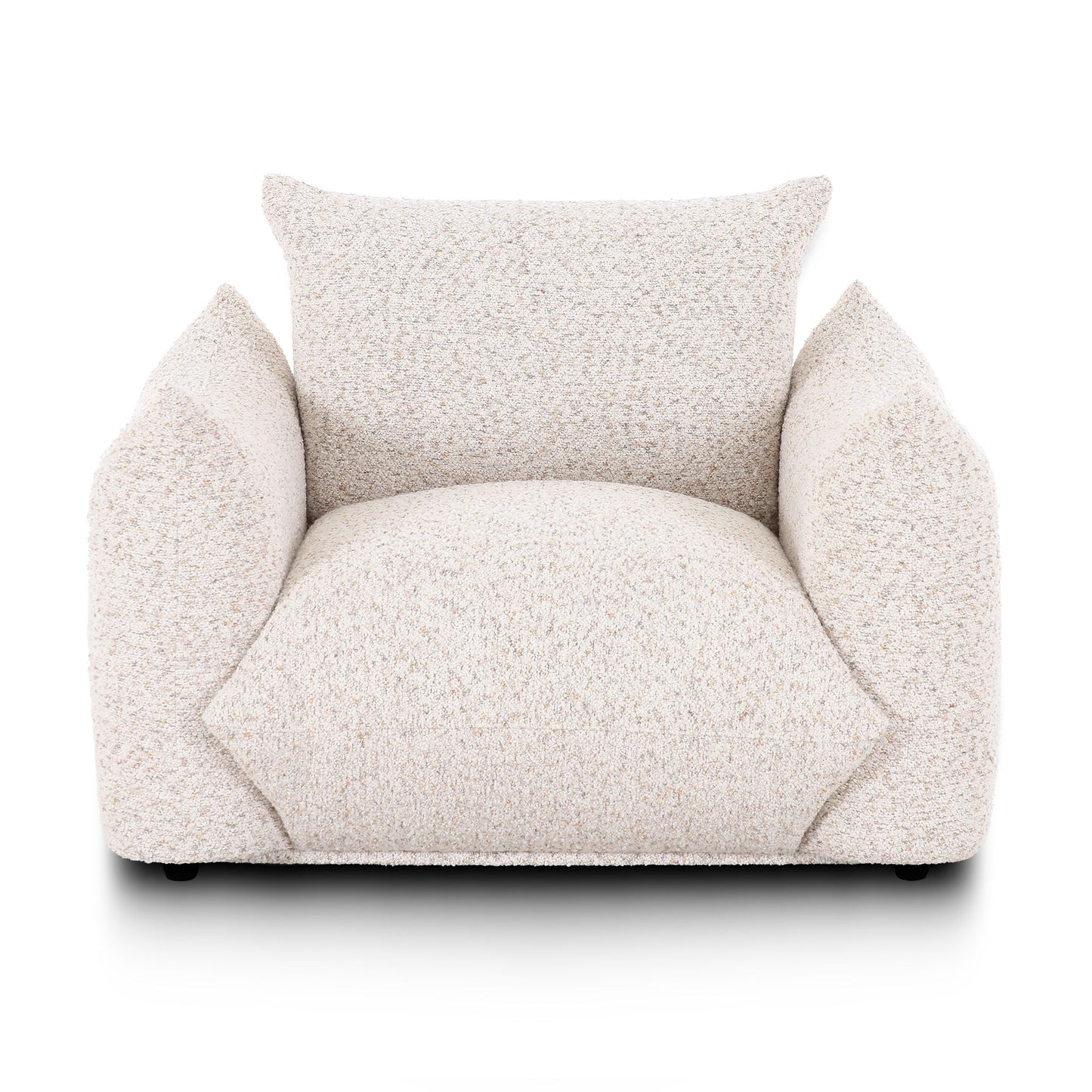 Saint Tropez - Nubby Fabric Armchair - Sand