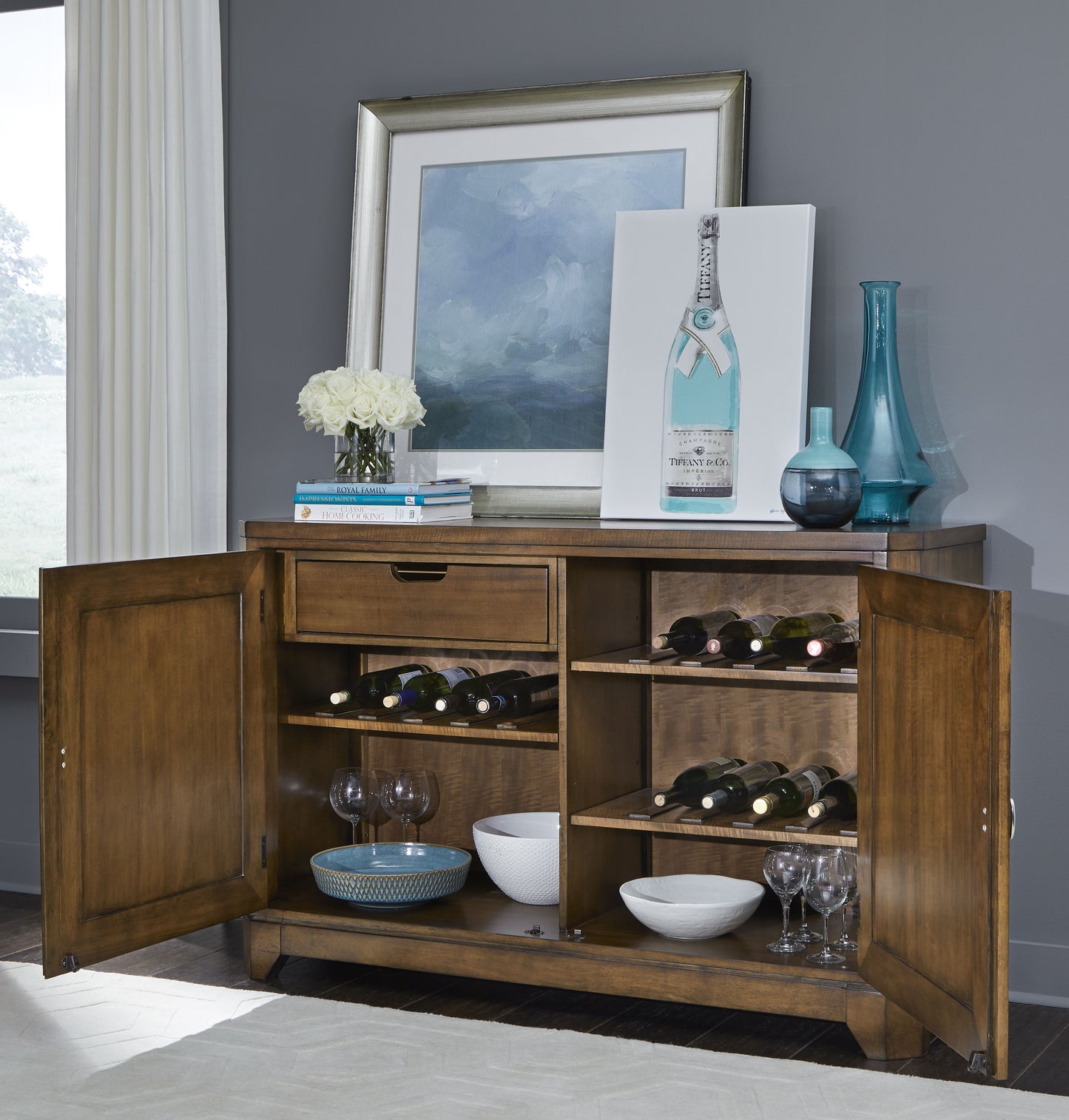 Highland - Credenza - Dark Brown