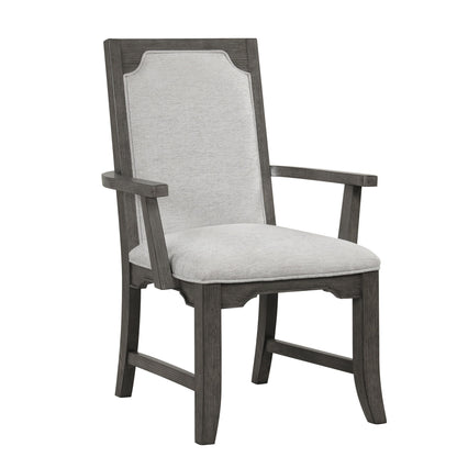 Lisbon - Dining Arm Chair (Set of 2) - Gray