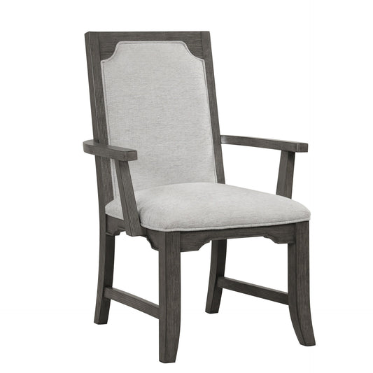 Lisbon - Dining Arm Chair (Set of 2) - Gray
