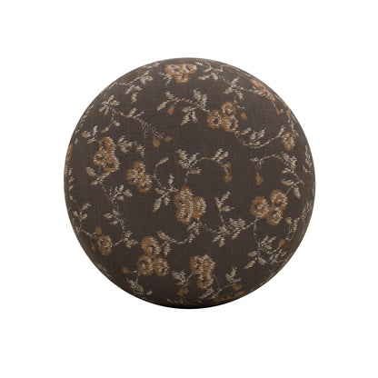 Bisou - Floral Jacquard Ottoman
