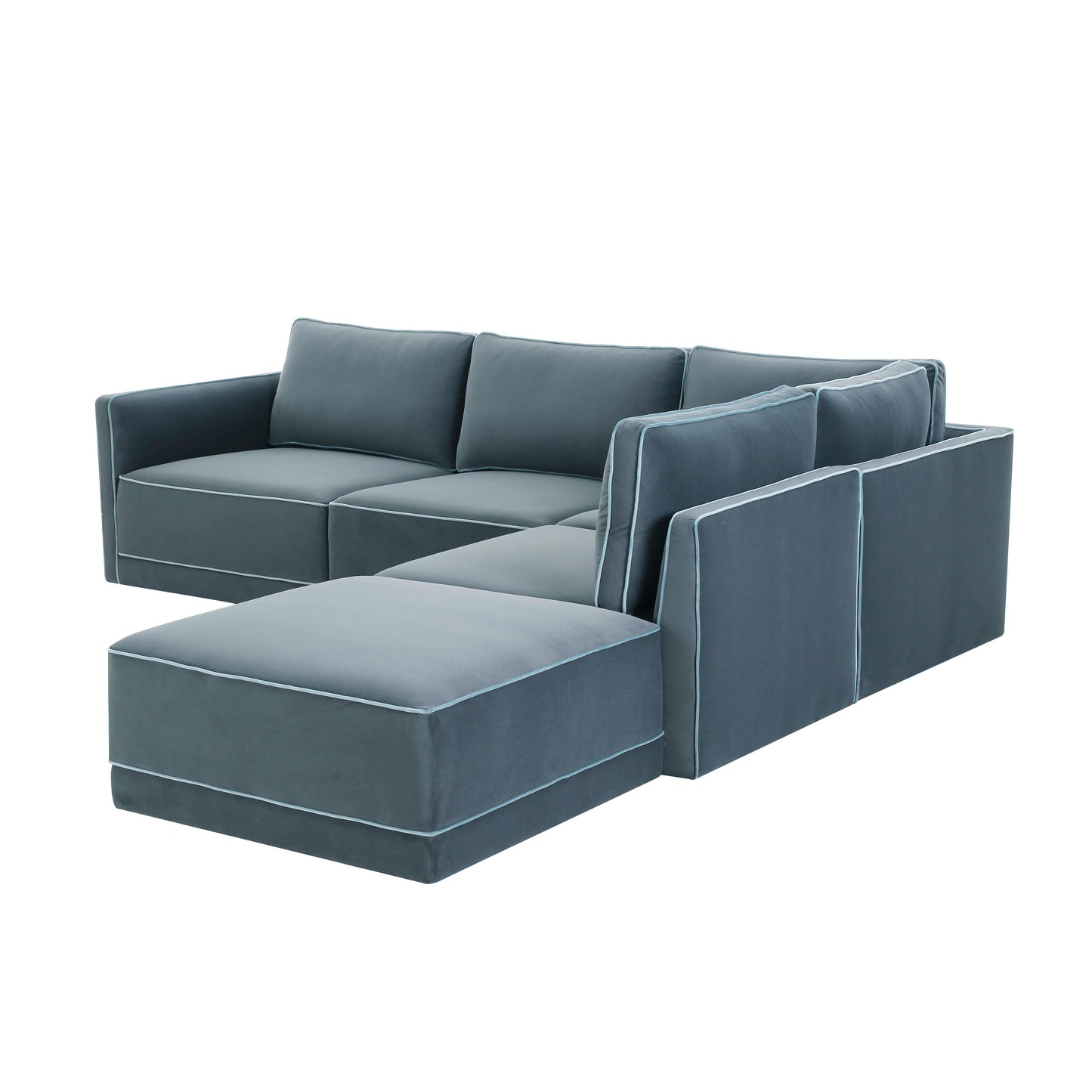 Willow - Modular RAF Sectional - Misty Blue