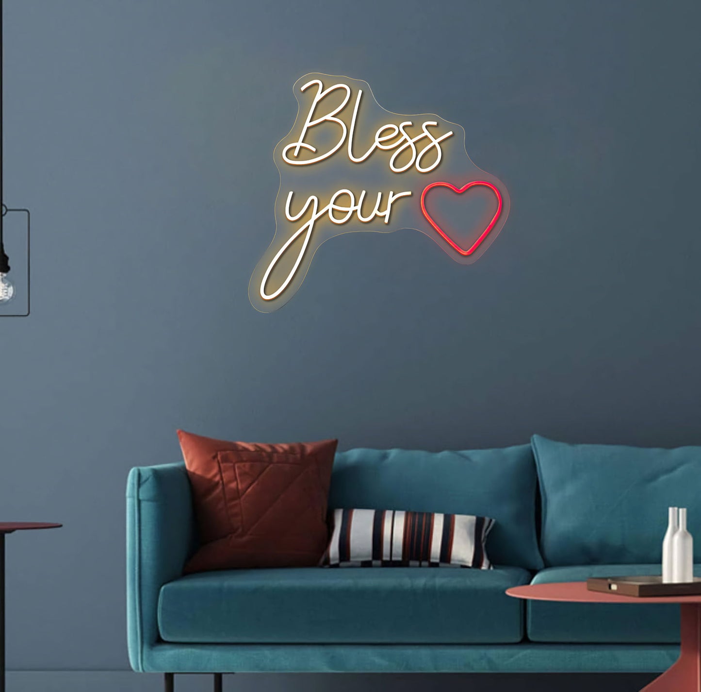 Neon Bless Your Heart - Yellow