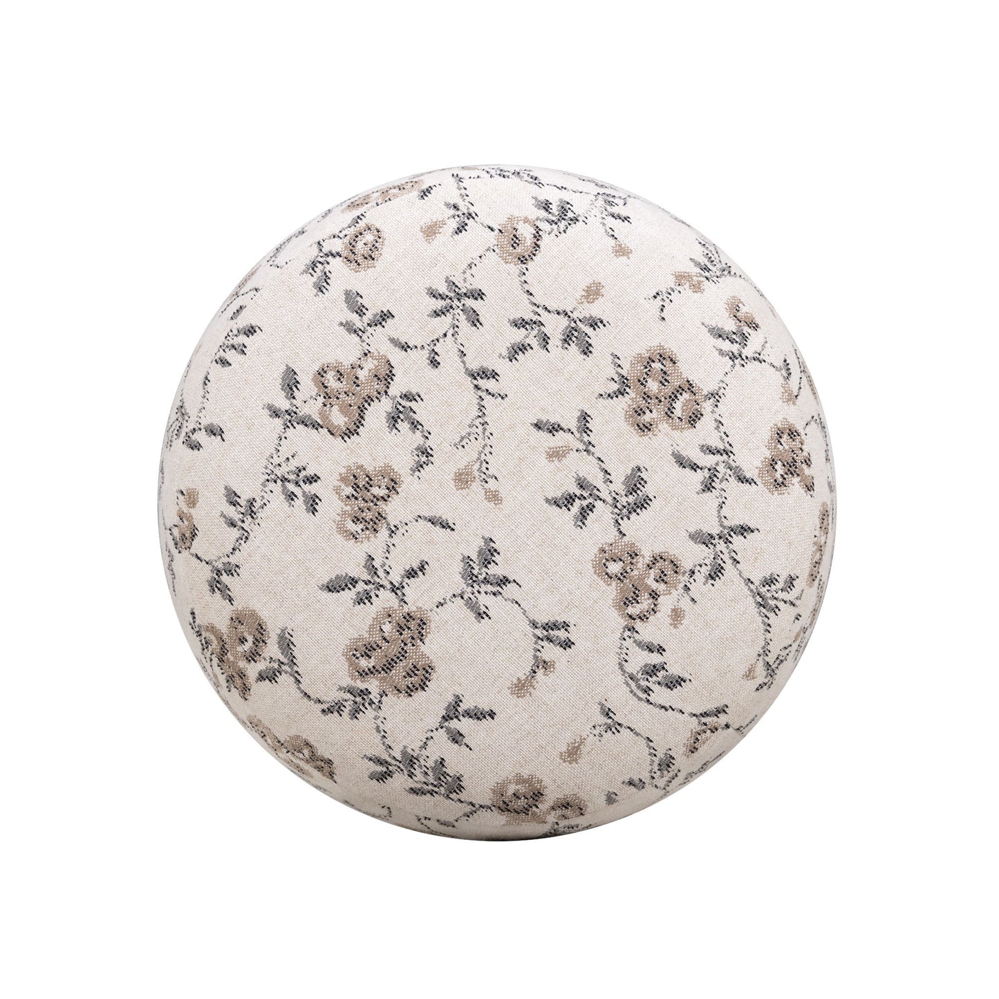 Bisou - Floral Jacquard Ottoman