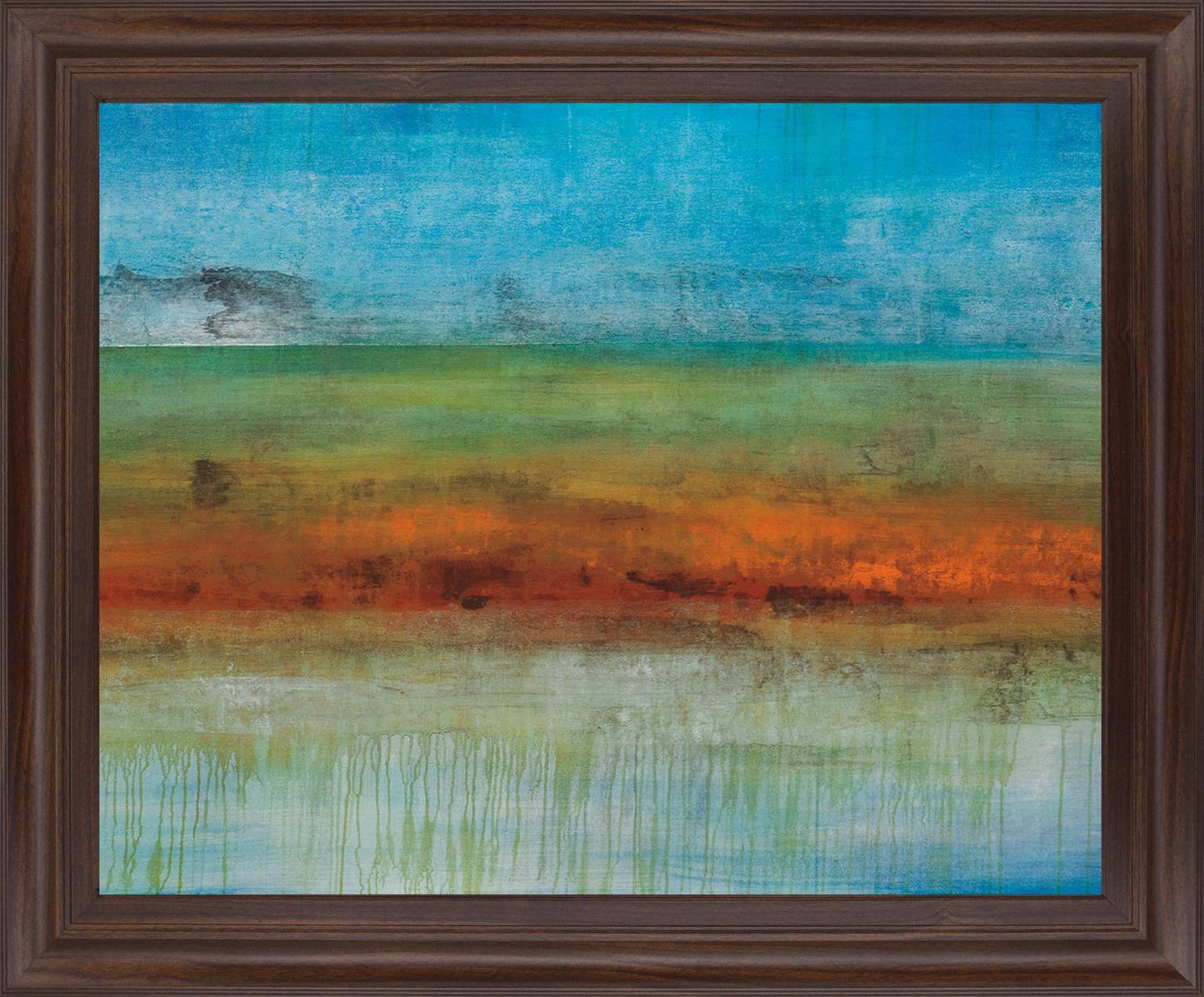 Rustic Glowscape - 28" x 34" Framed Wall Art