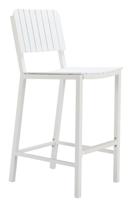 Kayu - Outdoor Barstool - White