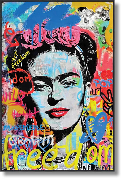 Urban Vivid Muse - 32" x 47" Framed Wall Art