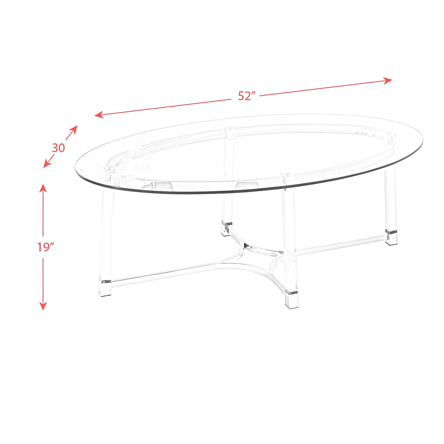 Lucinda - Coffee Table Ista 3 Packaging - Pearl Silver