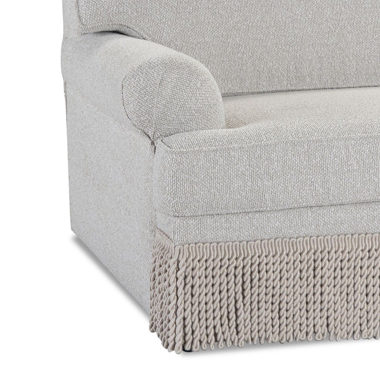 Yvette - 3-Piece Performance Boucle L-Sectional - Warm Gray