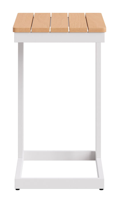 Tamaru - Side Table - Natural / White