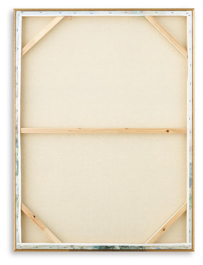 Reedster - Wall Art - Green / Blue / Yellow