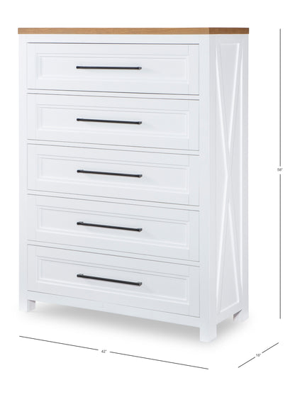 Franklin - Drawer Chest - White