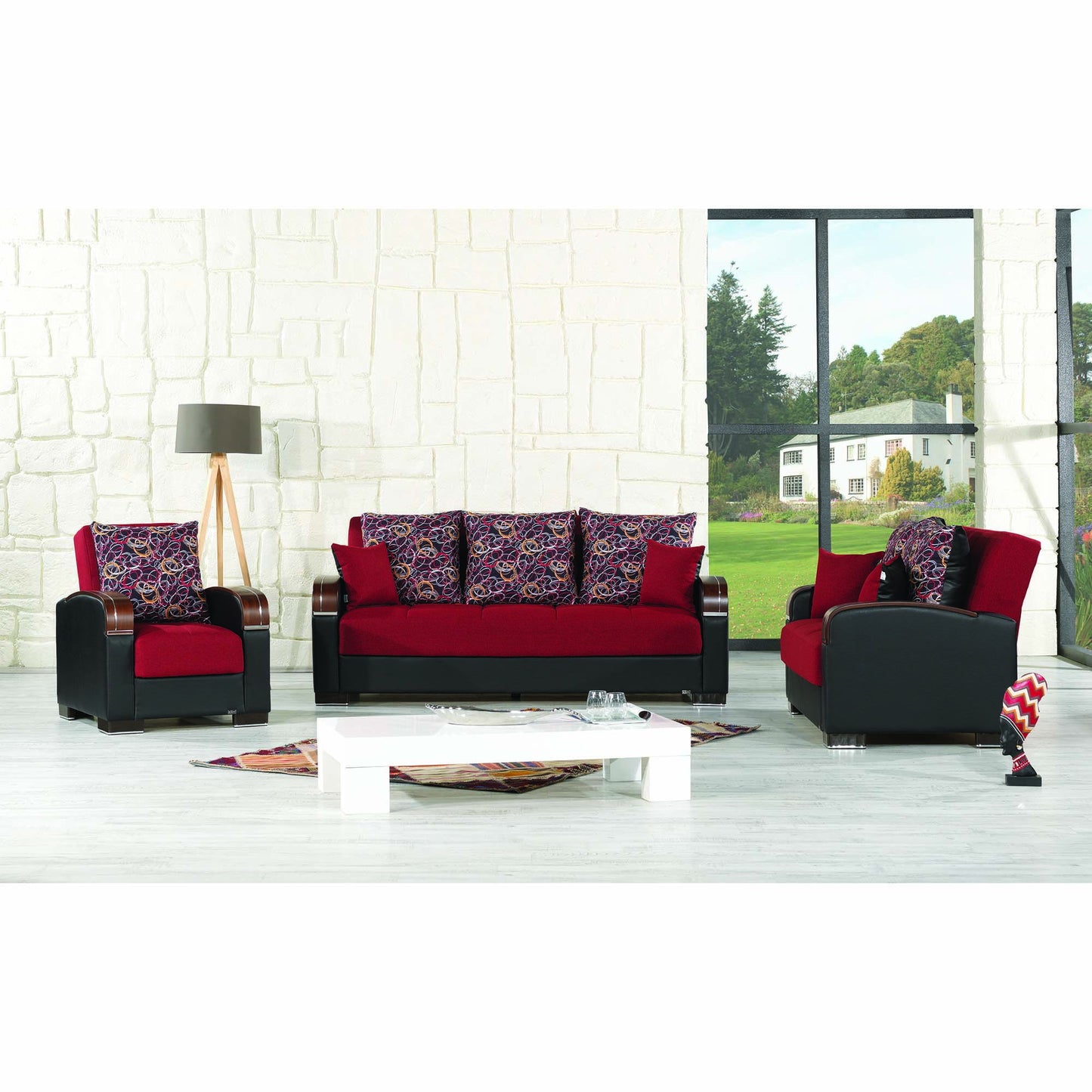 Ottomanson Mobimax - Upholstered Convertible Armchair With Storage