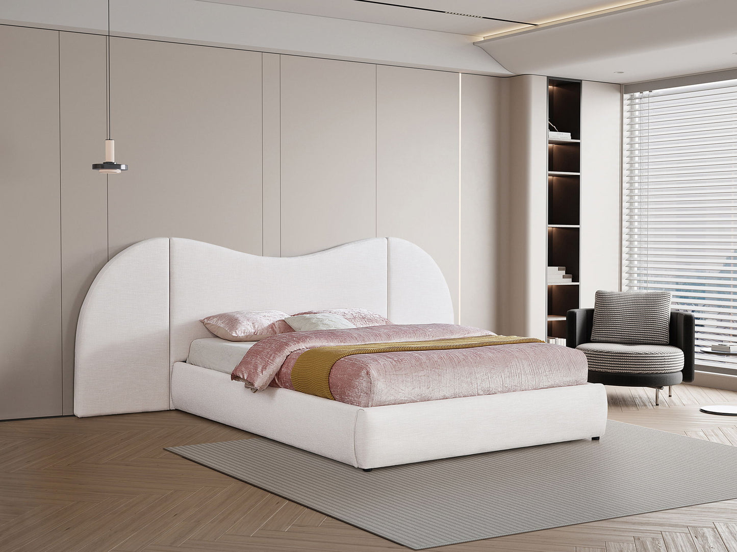 Everest - Linen Fabric Bed