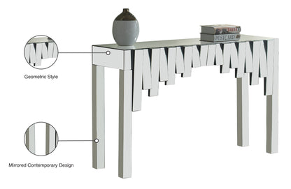 Kylie - Console Table - Pearl Silver