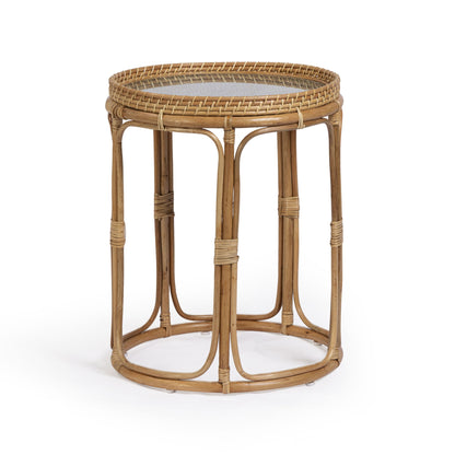 Lindy - Rattan Side Table - Natural